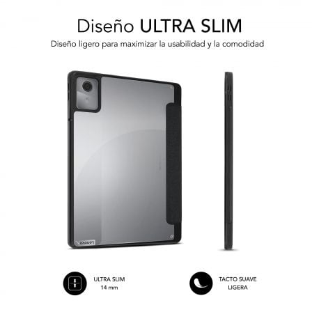 Funda Subblim Clear Shock Case CST - 5SC130 para Tablet Lenovo M11 de 11'/ Negra - Tiensol