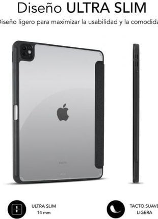 Funda Subblim Clear Shock Case para iPad Pro 12.9' 2024 M4/ Negra - Tiensol