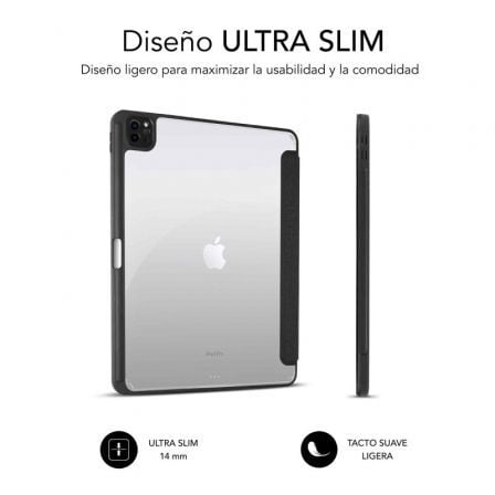 Funda Subblim Clear Shock para Tablet iPad Pro 11' 2020 - 2022/ Negra - Tiensol