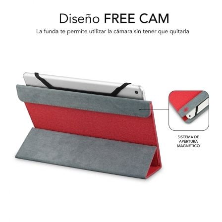 Funda Subblim Freecam para Tablets de 10.1' - 11'/ Roja - Tiensol