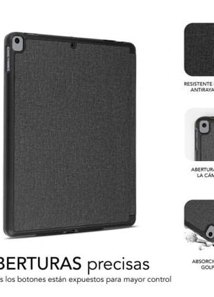 Funda Subblim Shock Case para Tablet iPad 9/8/7 Gen 10.2'/ Negra - Tiensol