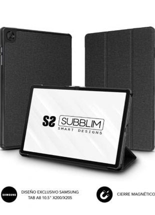 Funda Subblim Shock Case para Tablets Samsung Galaxy Tab A8 X200/X205/ Negra - Tiensol