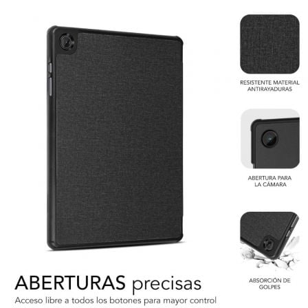 Funda Subblim Shock Case para Tablets Samsung Galaxy Tab A9+ X210/ Negra - Tiensol