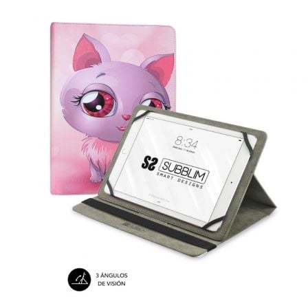 Funda Subblim Trendy Cat para Tablets de 10.1' - 11' - Tiensol