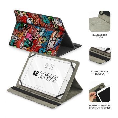 Funda Subblim Trendy Graffiti para Tablets de 10.1' - 11' - Tiensol