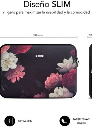 Funda Subblim Trendy Sleeve Neo Flowers para Portátiles hasta 14' - Tiensol