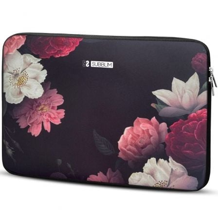 Funda Subblim Trendy Sleeve Neo Flowers para Portátiles hasta 14' - Tiensol