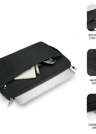 Funda Subblim Urban Laptop Sleeve para Portátiles hasta 14'/ Negra - Tiensol