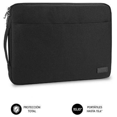 Funda Subblim Urban Laptop Sleeve para Portátiles hasta 15.6'/ Negra - Tiensol