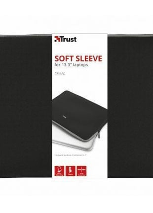 Funda Trust Primo Soft Sleeve para Portátiles hasta 13.3'/ Negra - Tiensol