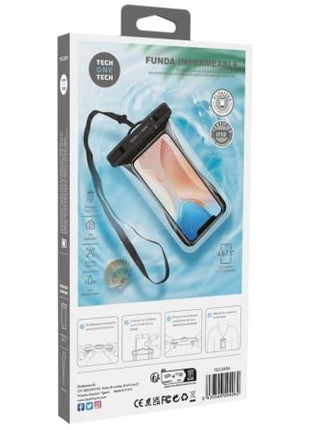 Funda Universal Impermeable para Smartphone Tech One Tech TEC2855/ Hasta 7.5' - Tiensol