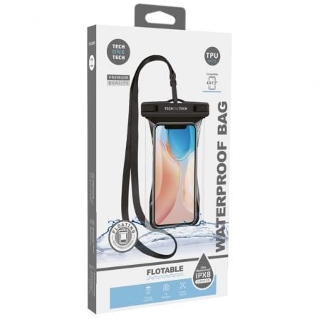 Funda Universal Impermeable para Smartphone Tech One Tech TEC2855/ Hasta 7.5' - Tiensol