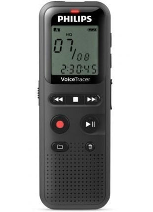 Grabadora de Voz Philips VoiceTracer DVT1160/ 8kHz/ Negro - Tiensol