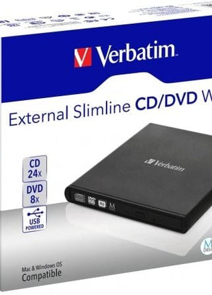 Grabadora Externa CD/DVD Verbatim Slimline 98938 - Tiensol