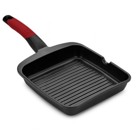 Grill Bra Premiere A411428/ Ø28cm/ Aluminio Fundido/ Apto para Inducción - Tiensol