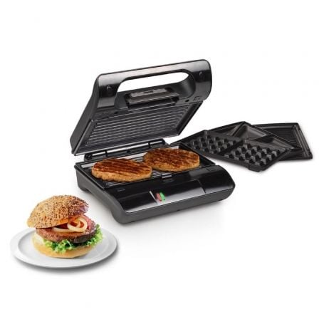 Grill Eléctrico Princess Panini Grill 117002/ 700W/ Tamaño 23*13cm - Tiensol