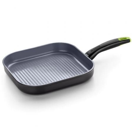 Grill Monix Eco Nature M261231/ Ø28cm/ Aluminio forjado/ Apto para Inducción - Tiensol