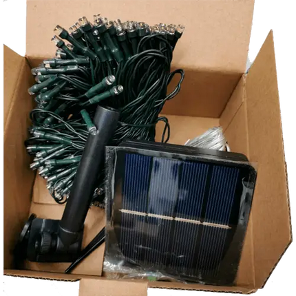 Guirnalda Solar 200 LEDs 3000K JND - 9138H - Tiensol