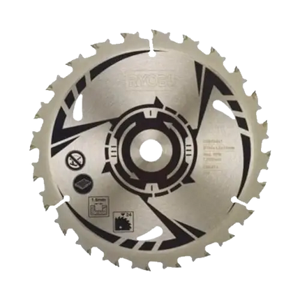 Hoja Sierra Circular Ryobi CSB184A1 184mm 24D | Compatible R18CS7-0 ONE + - Accesorios de Herramientas