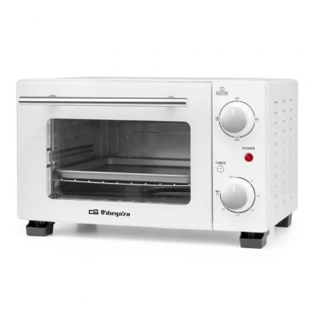 Horno de Sobremesa Orbegozo HO 975/ 800W/ Capacidad 10L/ Blanco - Tiensol