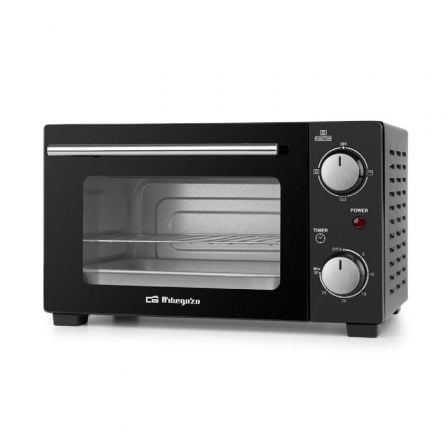 Horno de Sobremesa Orbegozo HO 985/ 800W/ Capacidad 10L/ Negro - Tiensol