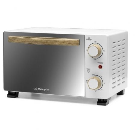 Horno de Sobremesa Orbegozo HO 990/ 800W/ Capacidad 10L/ Blanco - Tiensol