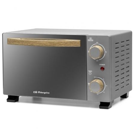 Horno de Sobremesa Orbegozo HO 995/ 800W/ Capacidad 10L/ Gris - Tiensol