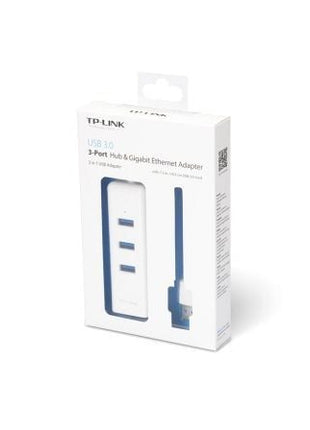 Hub USB 3.0 TP - Link UE330/ 3xUSB/ 1xRJ45/ Blanco - Tiensol