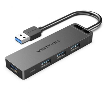 Hub USB 3.0 Vention CHLBD/ 4xUSB/ MicroUSB PD/ 50cm - Tiensol