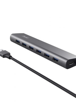 Hub USB 3.2 Gen1 Trust Halyx/ 7xUSB/ 1xUSB - C - Tiensol