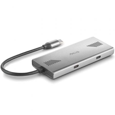 Hub USB Tipo - C NGS WonderDuo - C / 2xUSB/ 2xUSB Tipo - C - Tiensol