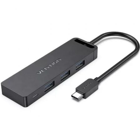 Hub USB Tipo - C Vention TGTBB/ 3xUSB/ 1xUSB Tipo - C/ 1x MicroUSB PD - Tiensol