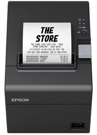 Impresora de Tickets Epson TM - T20III/ Térmica/ Ancho papel 80mm/ Ethernet/ Negra - Tiensol