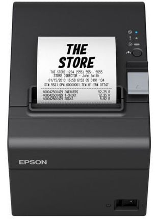 Impresora de Tickets Epson TM - T20III/ Térmica/ Ancho papel 80mm/ USB - RS232/ Negra - Tiensol