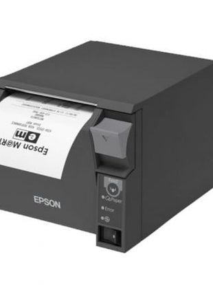 Impresora de Tickets Epson TM - T70II/ Térmica/ Ancho papel 80mm/ USB - RS232/ Negra - Tiensol