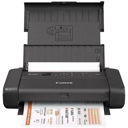 Impresora Portátil Canon PIXMA TR150 con Batería/ WiFi/ Negra - Tiensol