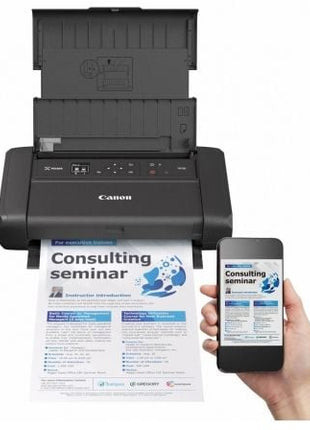 Impresora Portátil Canon PIXMA TR150 WiFi/ Negra - Tiensol