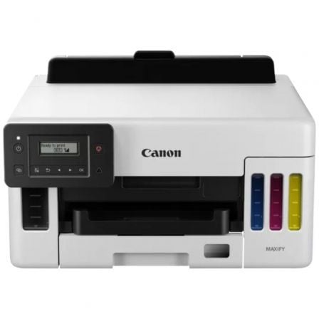 Impresora Recargable Canon MAXIFY GX5050 MegaTank WiFi/ Dúplex/ Blanca - Tiensol