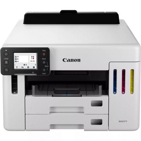 Impresora Recargable Canon MAXIFY GX5550 MegaTank WiFi/ Dúplex/ Blanca - Tiensol