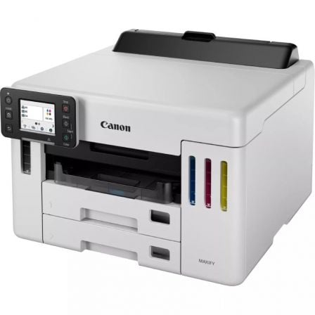 Impresora Recargable Canon MAXIFY GX5550 MegaTank WiFi/ Dúplex/ Blanca - Tiensol