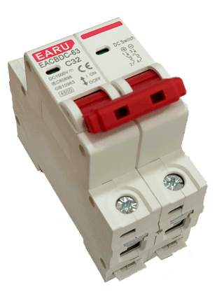 Interruptor Automático EARU DC MCB 1000V 32A 2P - Tiensol