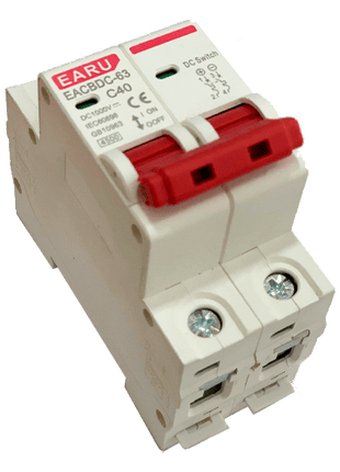 Interruptor Automático EARU DC MCB 1000V 40A 2P - Tiensol