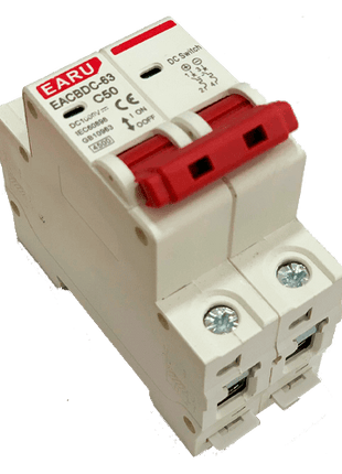 Interruptor Automático EARU DC MCB 1000V 50A 2P - Tiensol