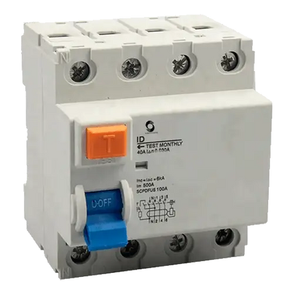 Interruptor Diferencial XID - 63 4P 40A 30mA | Tipo A - Tiensol