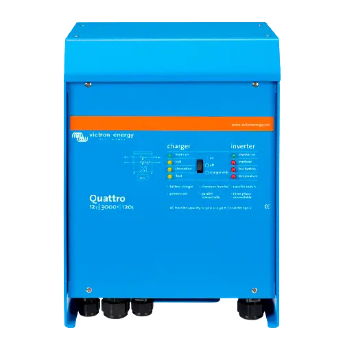 Inversor con Cargador Victron Quattro 12/3000/120 - 50/50 - Tiensol