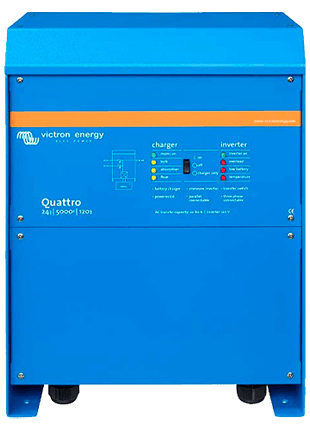 Inversor con Cargador Victron Quattro 24/5000/120 - 100/100 - Tiensol