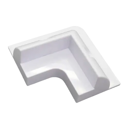 Kit 4 Esquineras Spoiler Blancas para Caravana - Soportes Paneles Solares