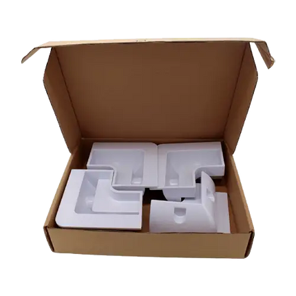 Kit 4 Esquineras Spoiler Blancas para Caravana - Soportes Paneles Solares