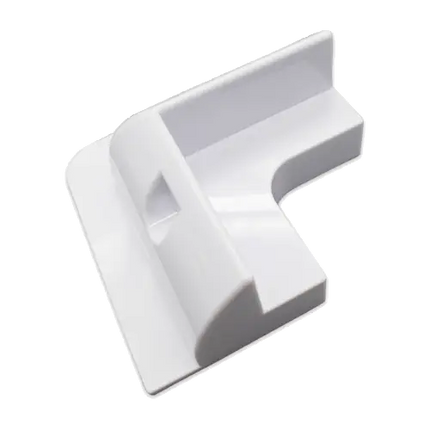 Kit 4 Esquineras Spoiler Blancas para Caravana - Soportes Paneles Solares