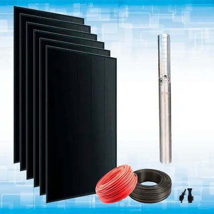 Kit Bomba Solar Híbrida ZIRI 3SCP2 - 110 | 1.5 CV | 132 metros - Tiensol
